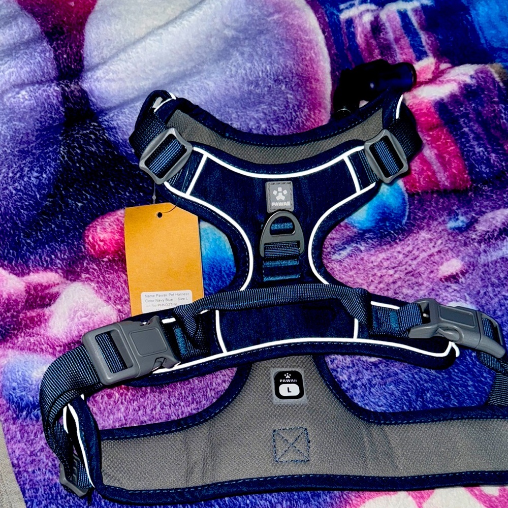 Pawaii Navy Blue Dog Harness